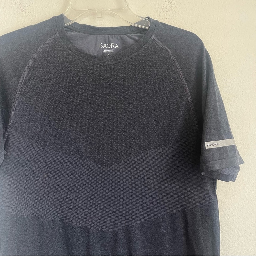 ISAORA Heather Stretch Short Sleeve Tee T Shirt